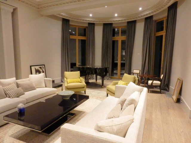 Proyecto Barbikja (MOSC&Uacute;) transitional-living-room