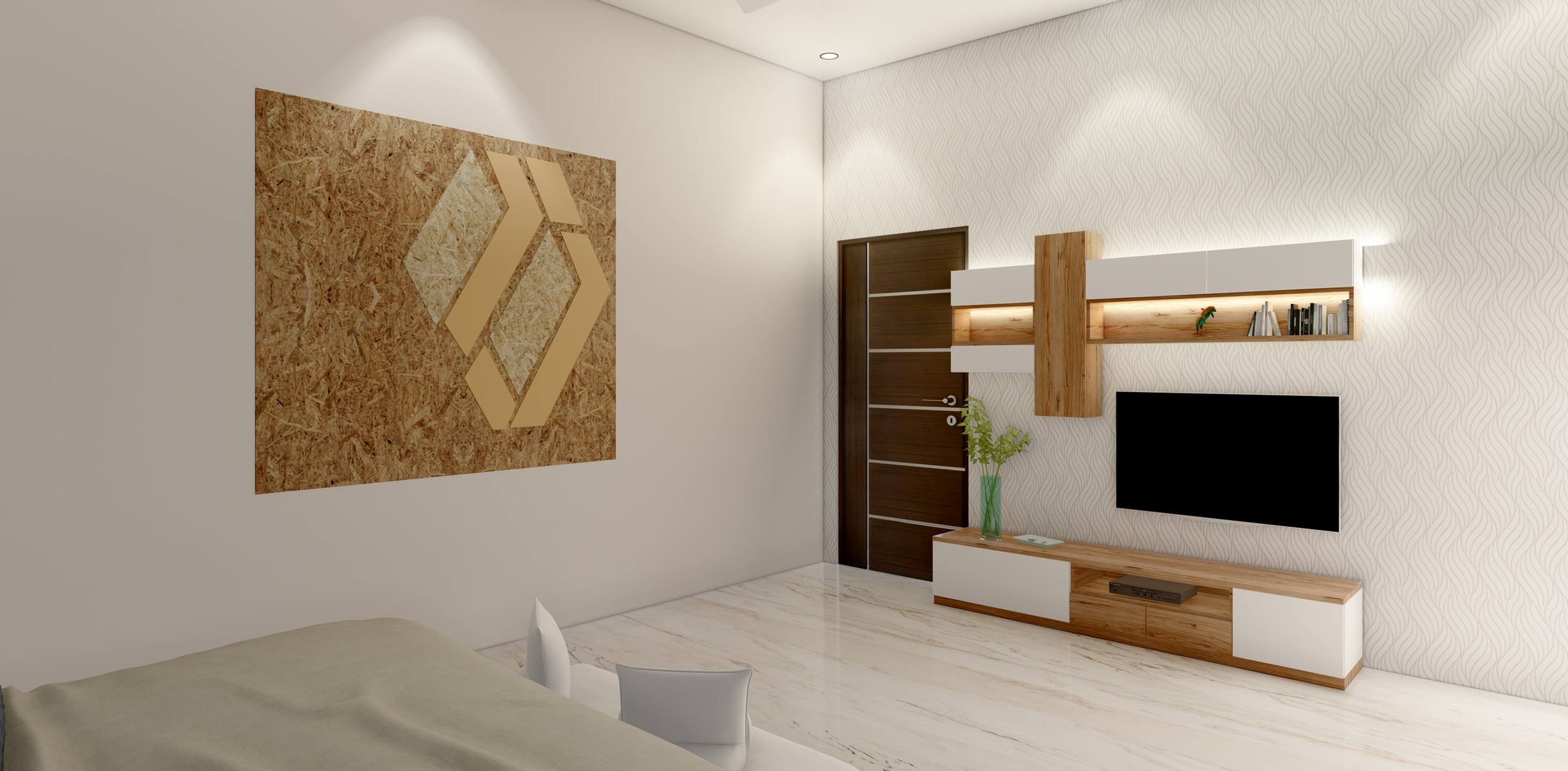 Modern Master Bedroom Design in Woodford Green