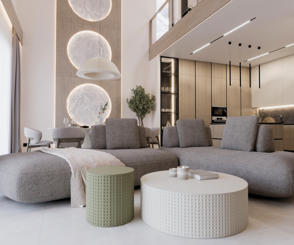 Проект загородного дома, современный стиль