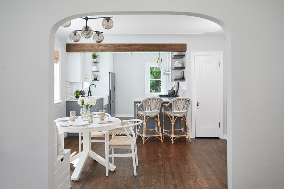 Transitional kitchen photo in Grand Rapids