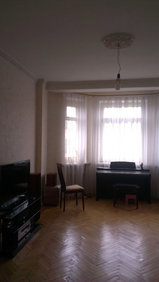 Уютная квартира в фисташковом цвете.