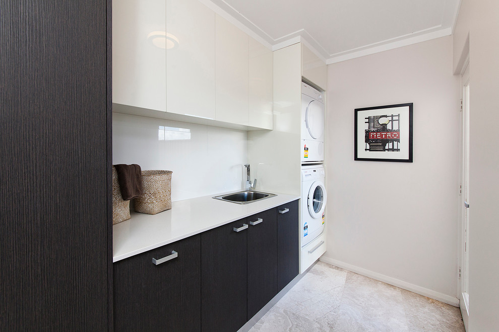 Contemporary laundry room in Perth.