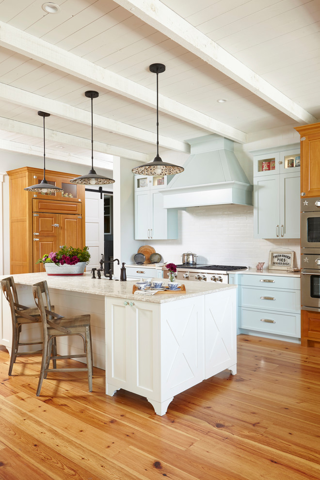 Inspiration for a beach style kitchen in Other.