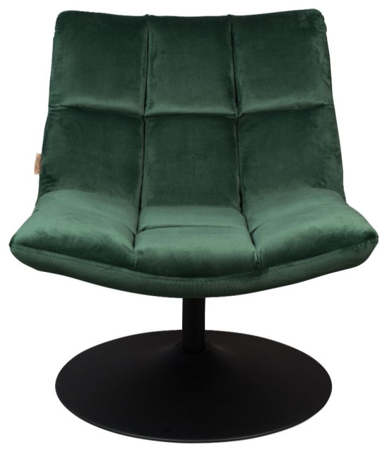 Green Pedestal Accent Chair, Dutchbone Bar - Contemporary - Armchairs