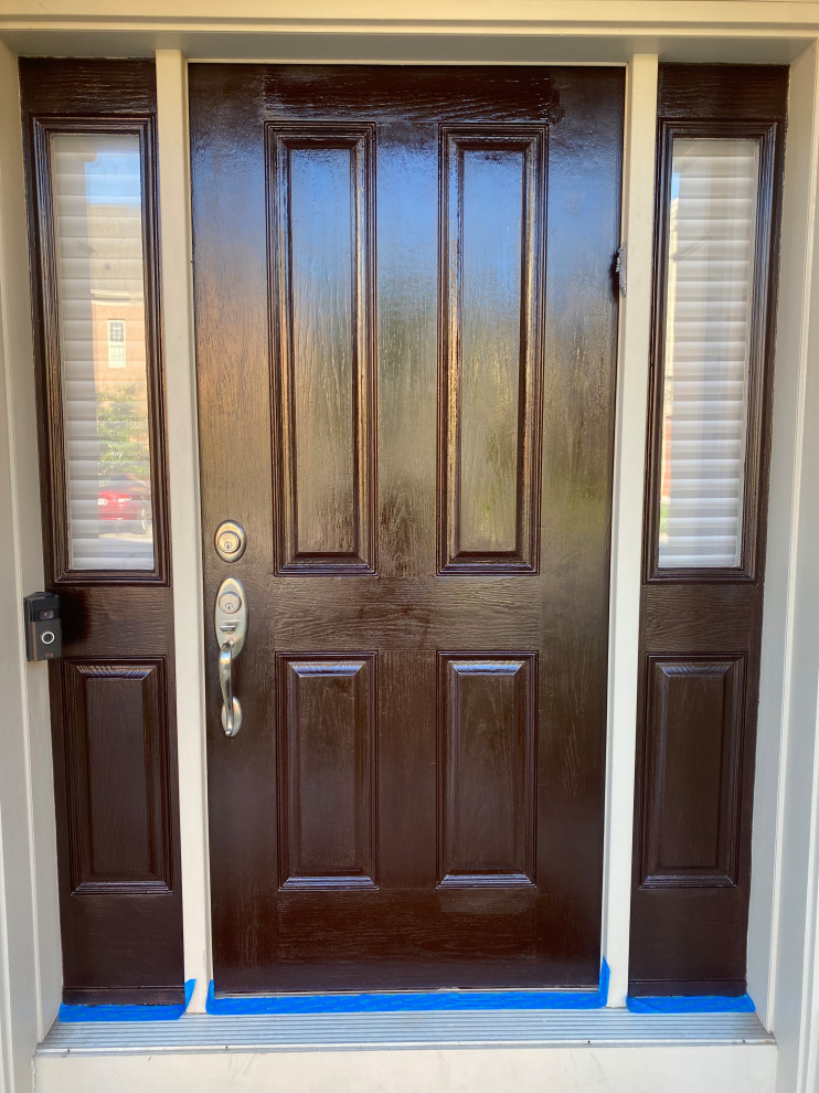 Exterior Door and Side Light Refinish