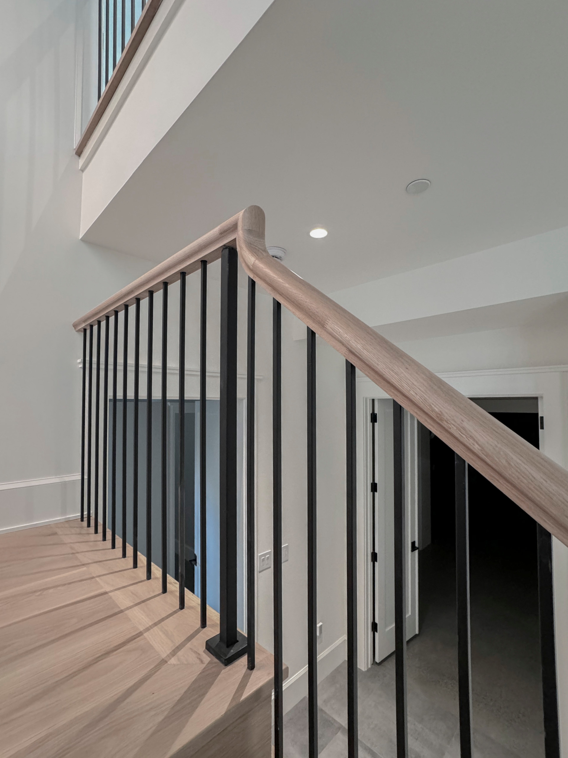 122_Modern Steel & Wood Floating Staircase, Arlington VA 22207