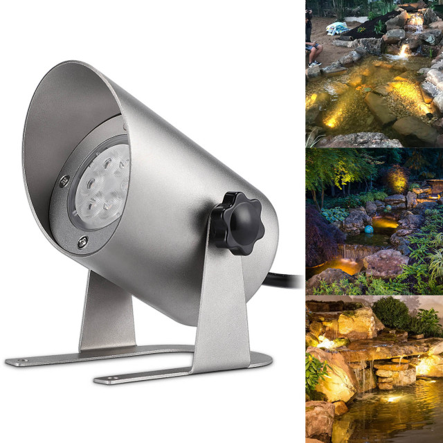 12 Pack LED Underwater Pond Spotlight 2700K Soft White Modern