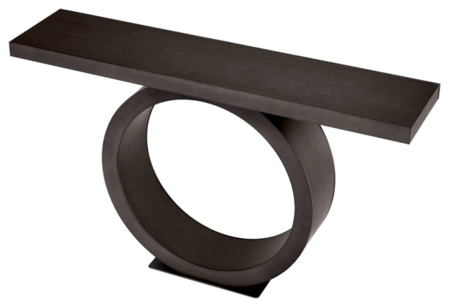 Oak Ring Console Table, Eichholtz Odis - Contemporary - Console Tables ...