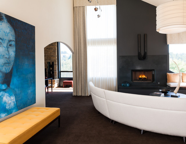 Applegate Tran Interiors contemporary-vardagsrum