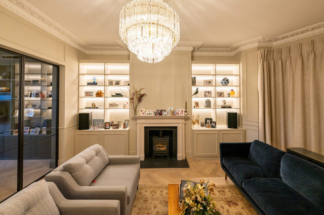 Exquisite House Renovation contemporary-living-room