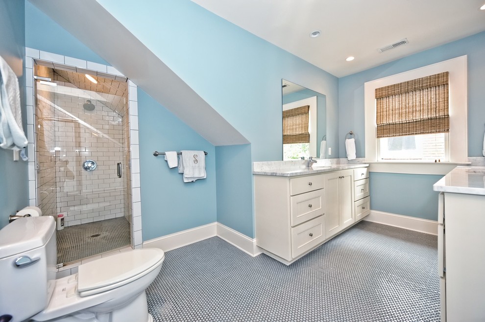 Photo of a transitional bathroom in Charlotte.