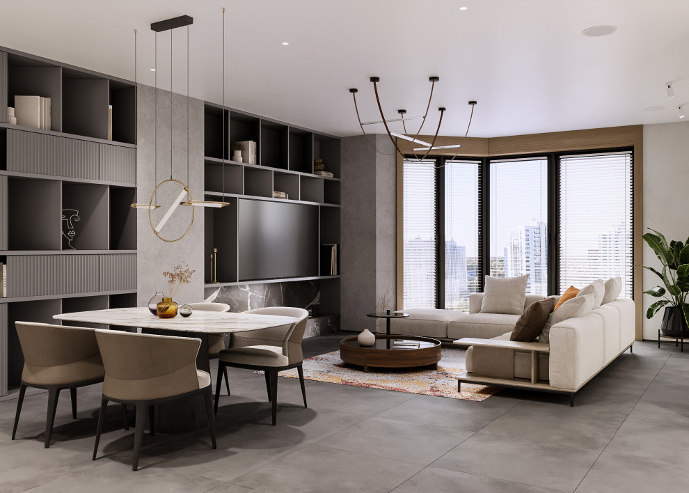 Дизайн-проект квартиры, Москва: гостиная