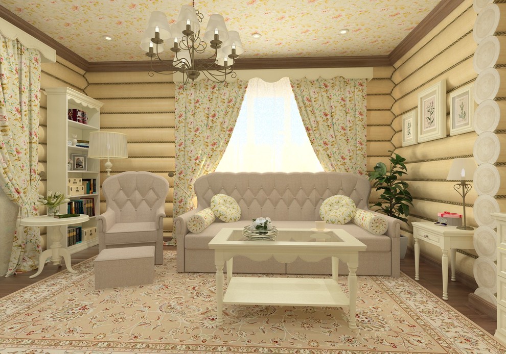 Интерьер бревенчатого дома в г. Кодинск