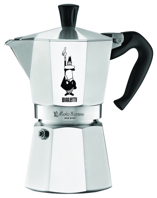 Traditional Neapolitan Aluminium Coffee Maker 3-4 Cups. Traditional Neapolitan Aluminium Coffee Maker 3-4 Cups.