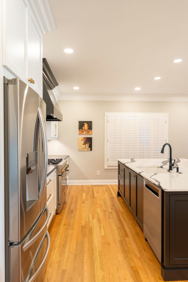 Fairvue Kitchen and Primary Bathroom