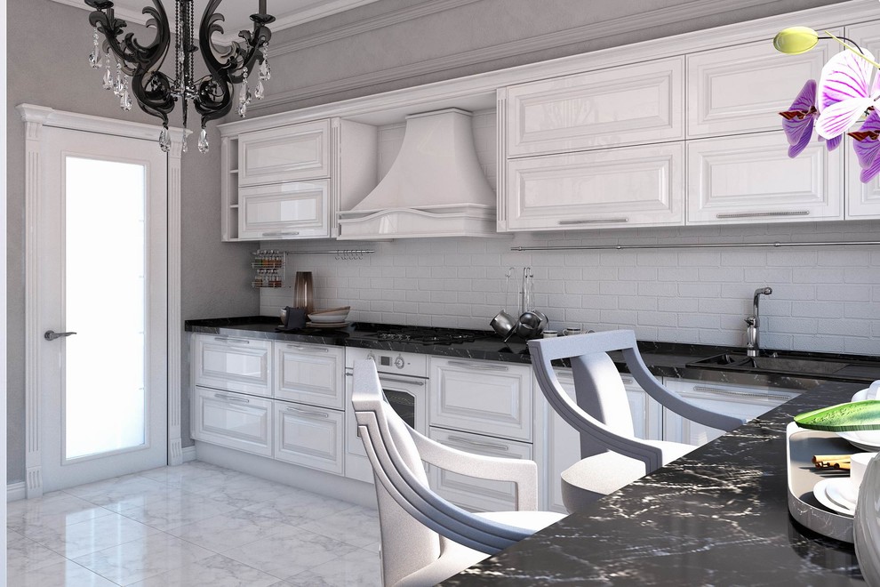 Дизайн проект кухни в коттедже