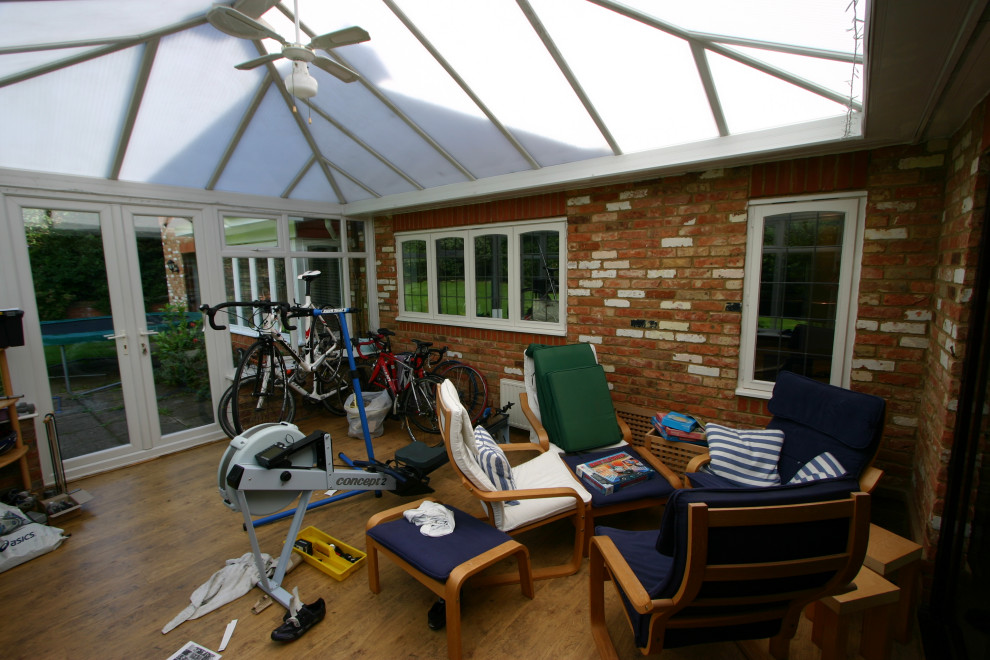 Newbury , upvc conservatory typically used as storage area