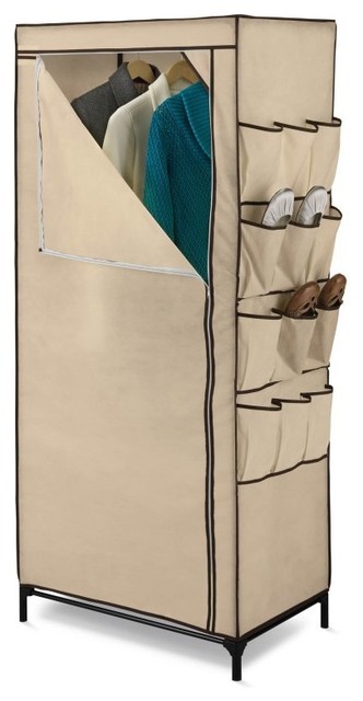 Honey Can Do 27 Portable Cloth Storage Wardrobe Contemporary