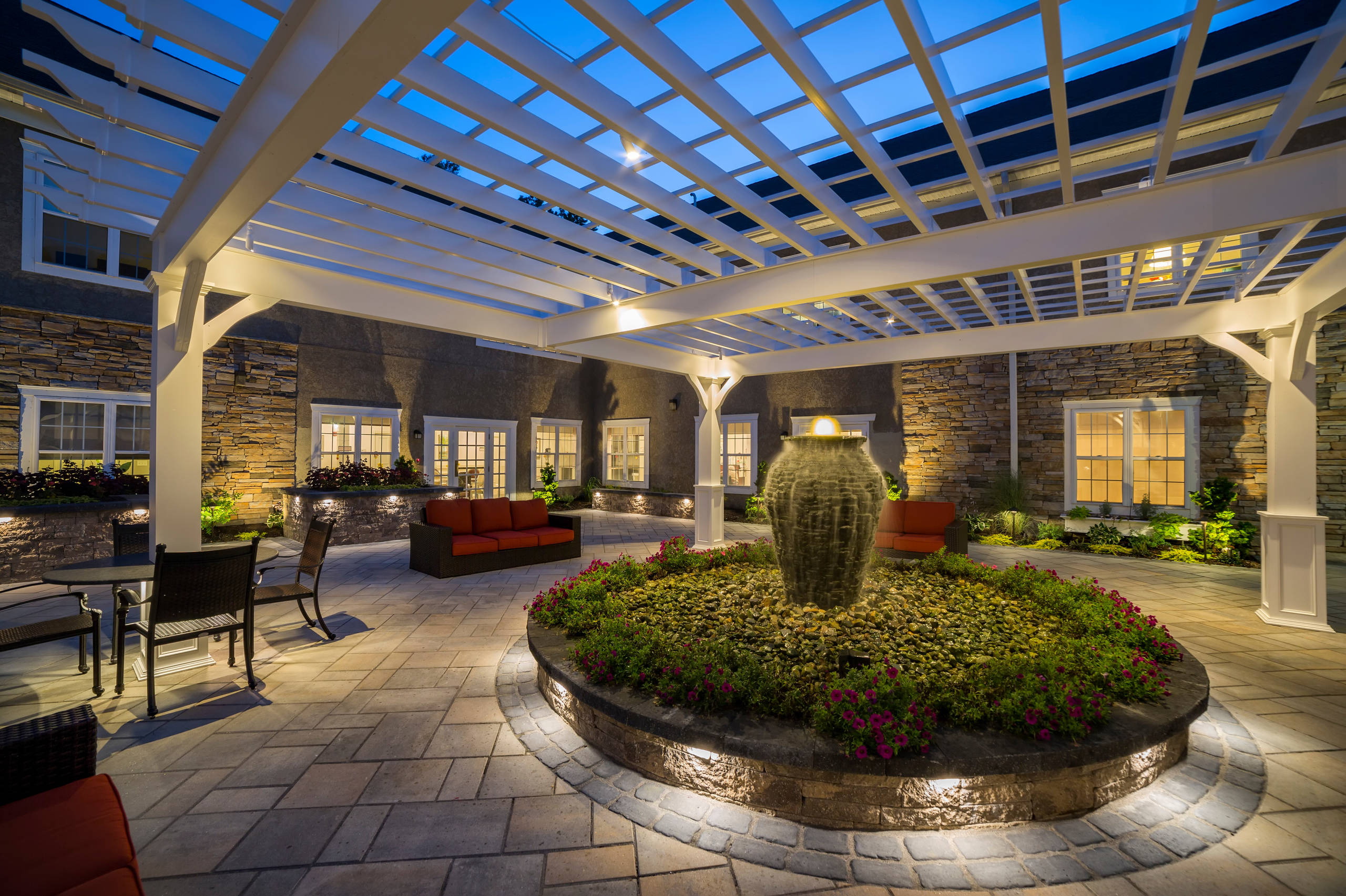 Hamilton NJ Interior Courtyard