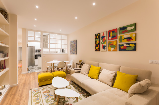 Reforma e interiorismo modern-wohnzimmer