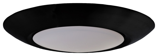 1 Light Led Flushmount In Flat Black (X9007-FB-LED)