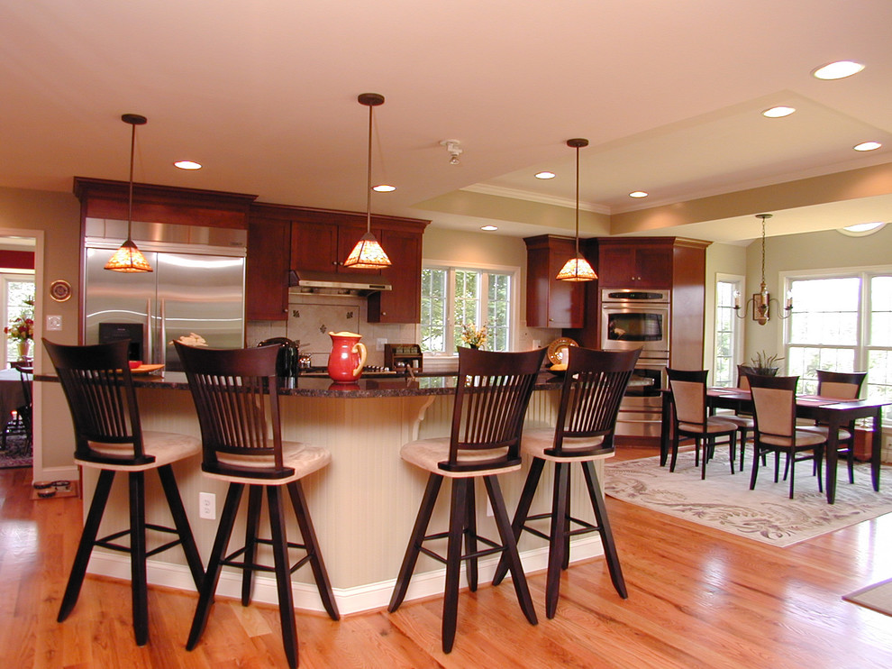 Example of a transitional kitchen design in Baltimore