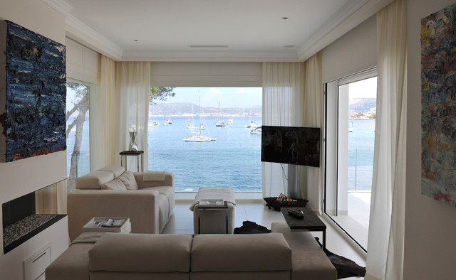 Reforma vivienda unifamiliar aislada, Santa Ponsa coastal-living-room