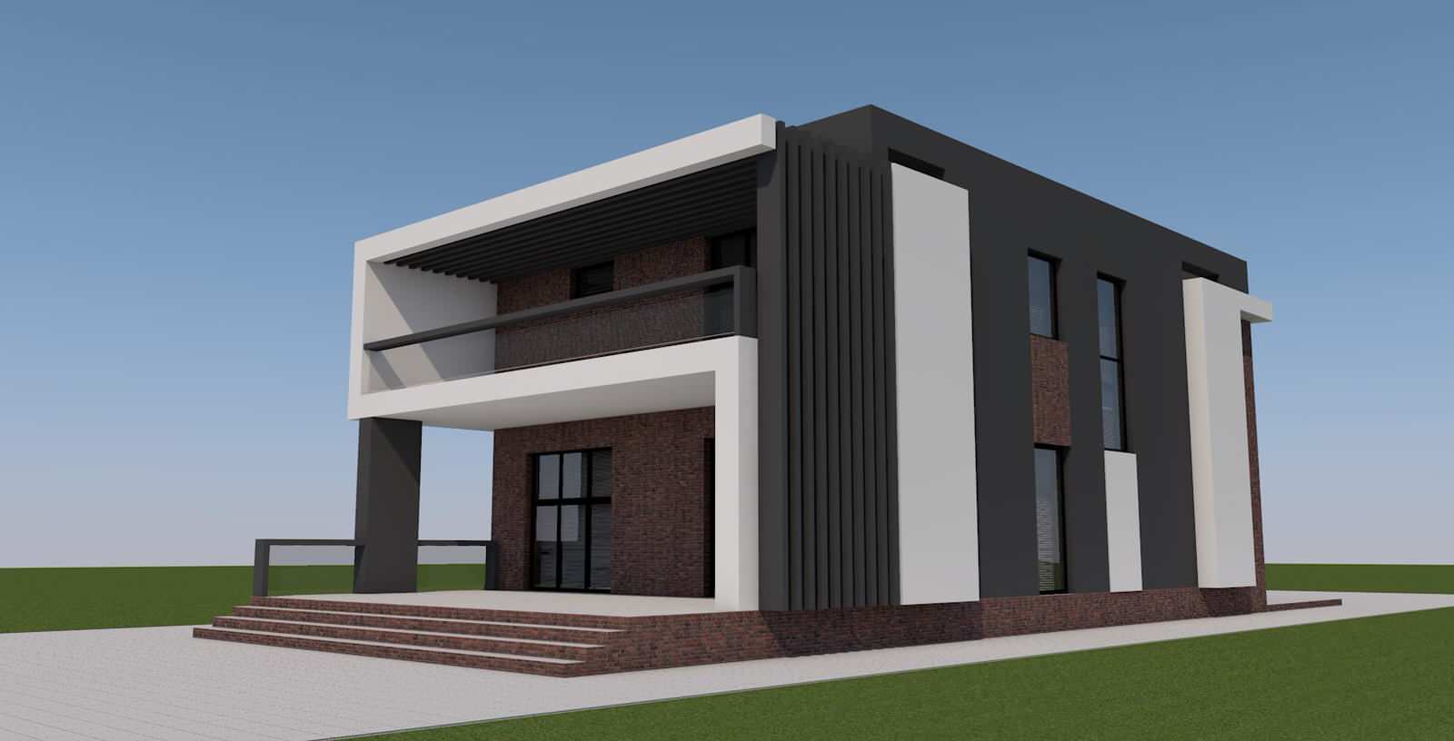 Архитектура дома в стиле Хай-тек