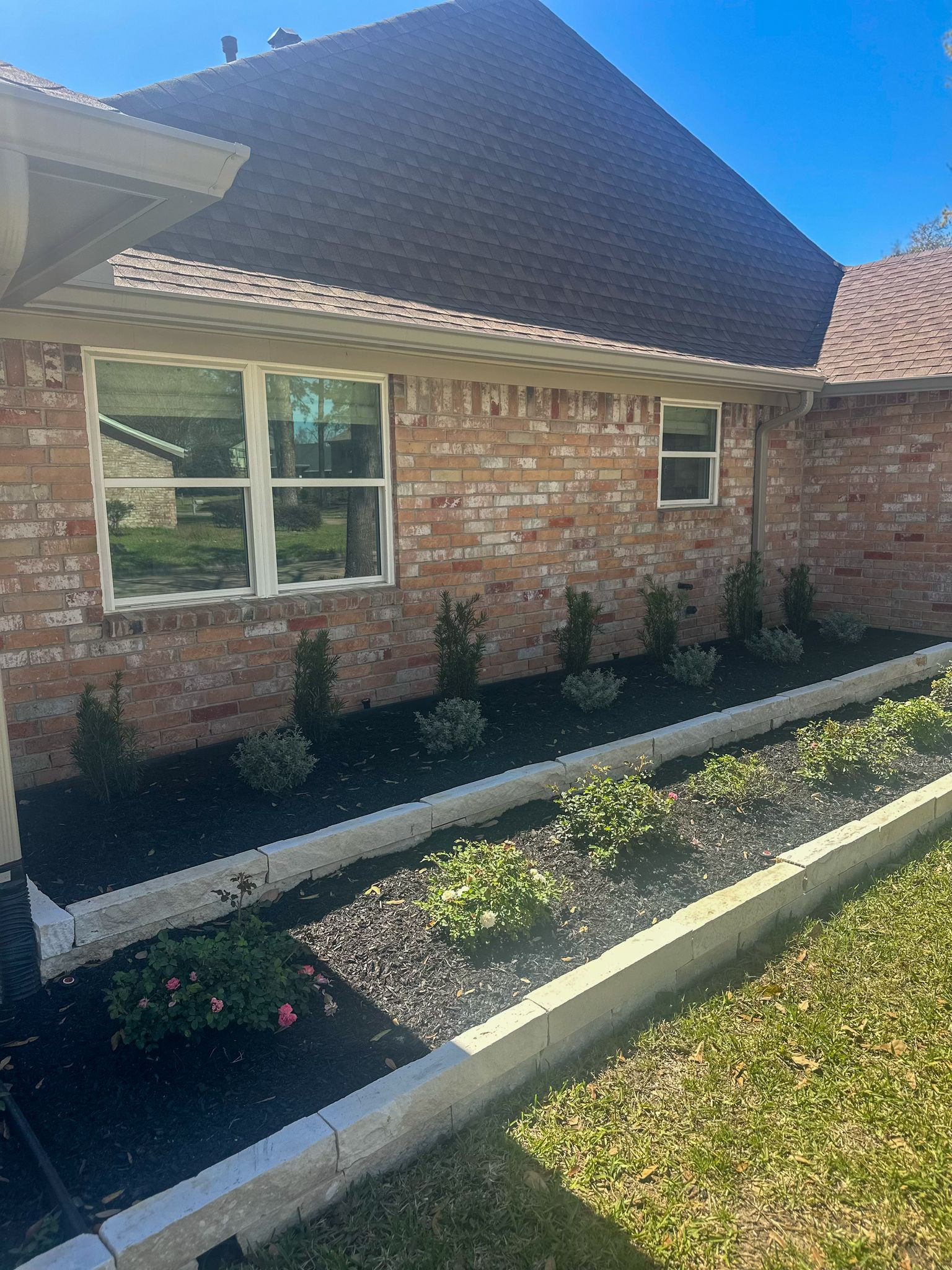 Front yard makeover at Durban Dr!