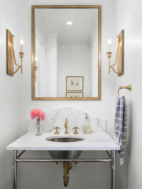 Mediterranean Powder Room mediterran-gaestetoilette