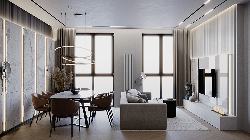 Квартира в ЖК "Невский" (90 м²)