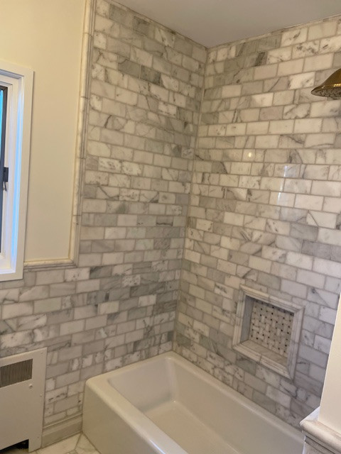 White Bathroom Design and Renovation