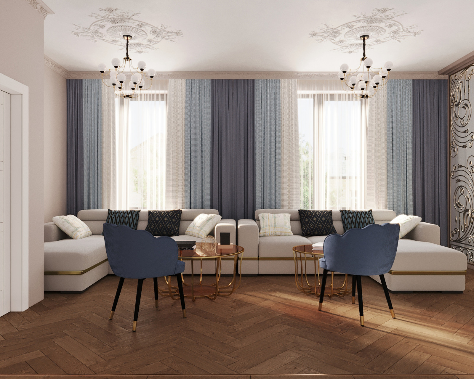 Дизайн проект в ЖК Царская площадь