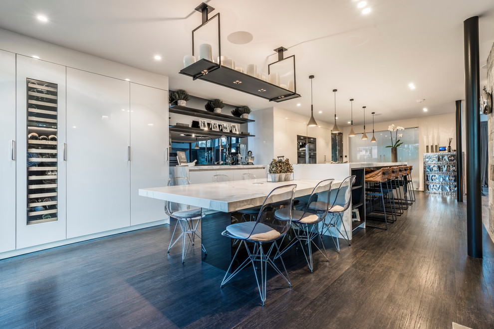 Photo of a contemporary kitchen in Cheshire.