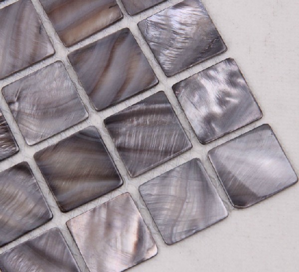 grey mother of pearl shell mosaic