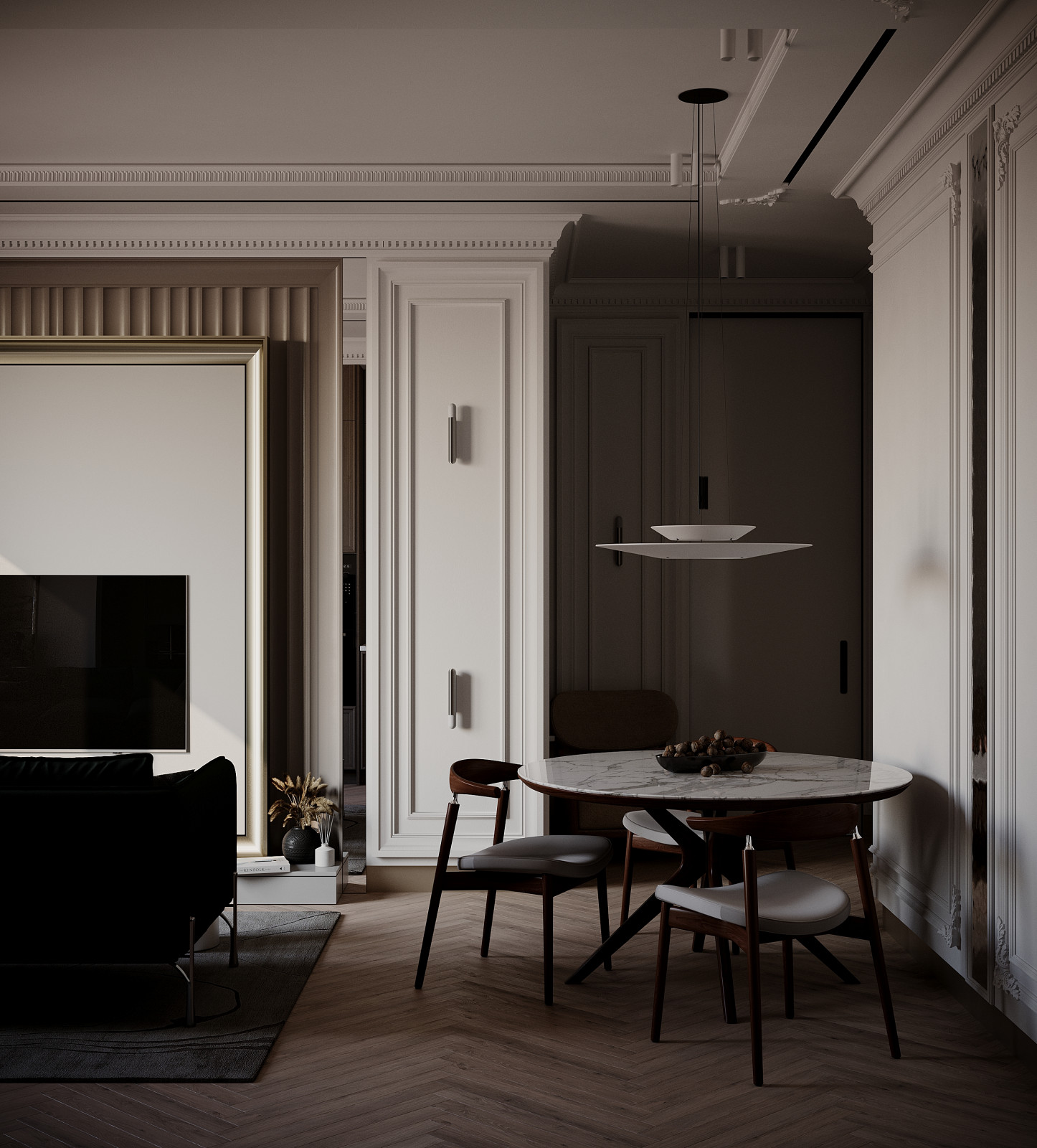 Кухня-гостиная в ЖК Ever