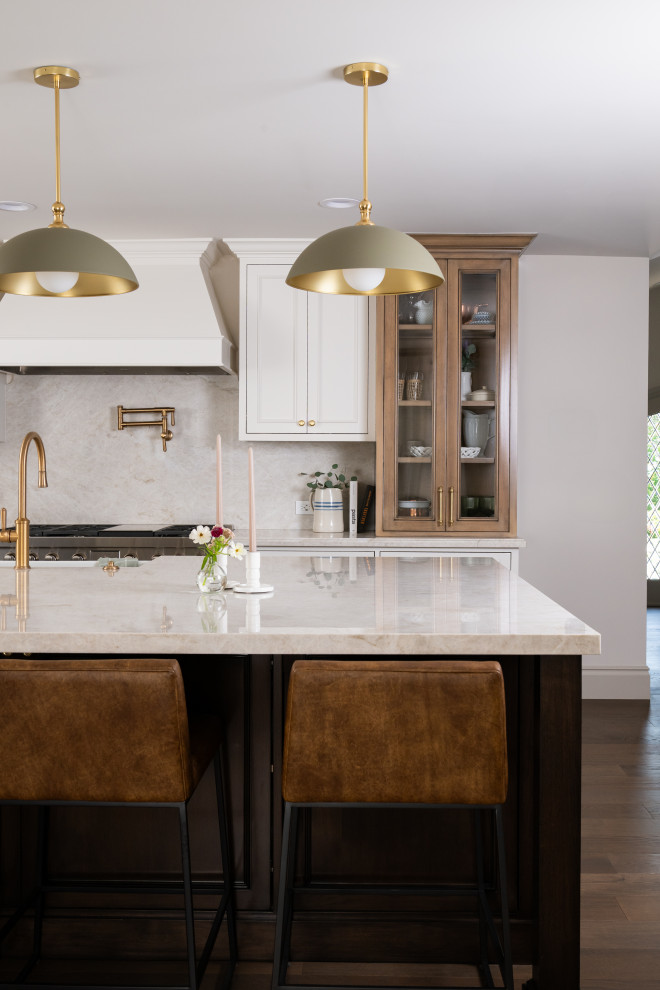 Inspiration for a transitional kitchen remodel in Orange County