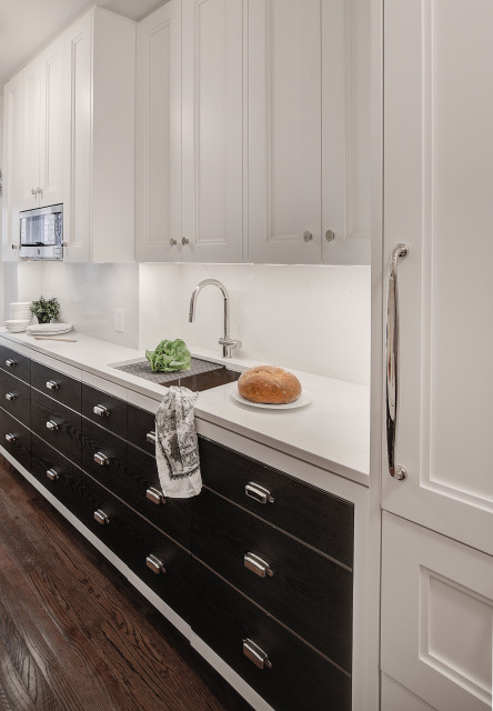 Bakes & Kropp - Elegant Upper East Side Galley Kitchen - Contemporary
