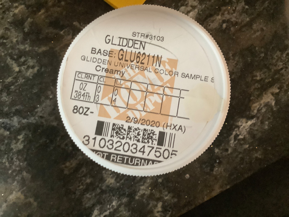 should the numbers on my paint sample match the ones on the gallon can