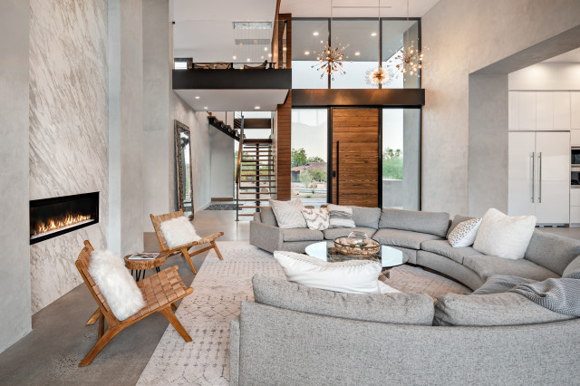Paradise Valley Contemporary trendy-dagligstue