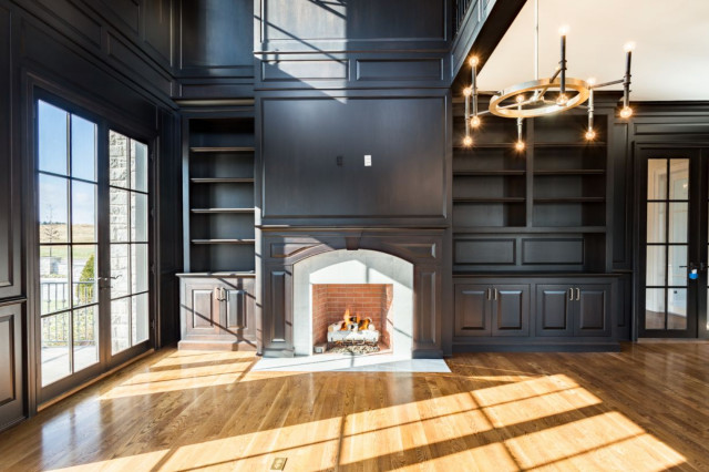 Architectural Millwork mid-century-arbeitszimmer