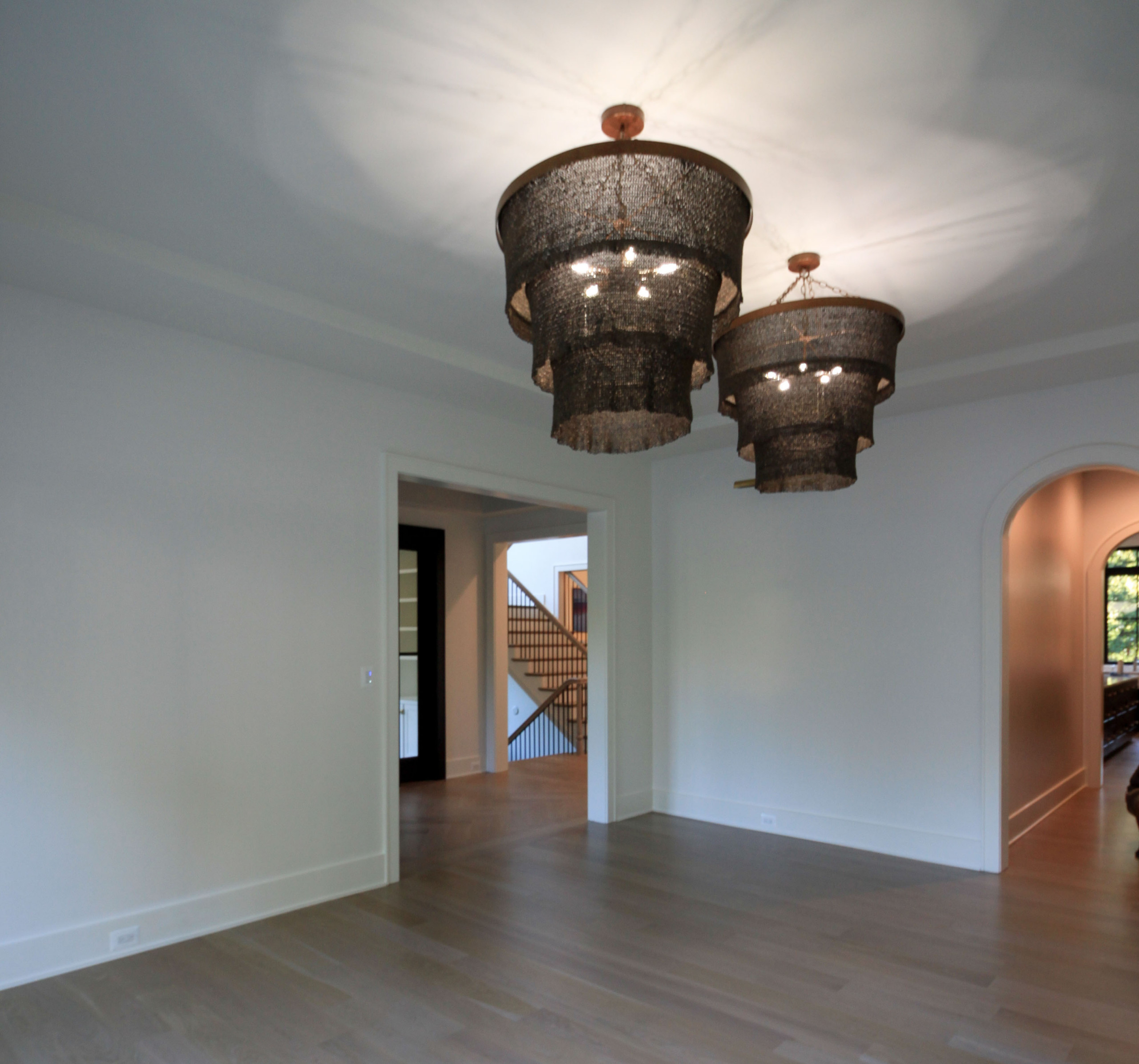 93_Captivating Light Wood Railing System with Black Spindles, Arlington VA 22207