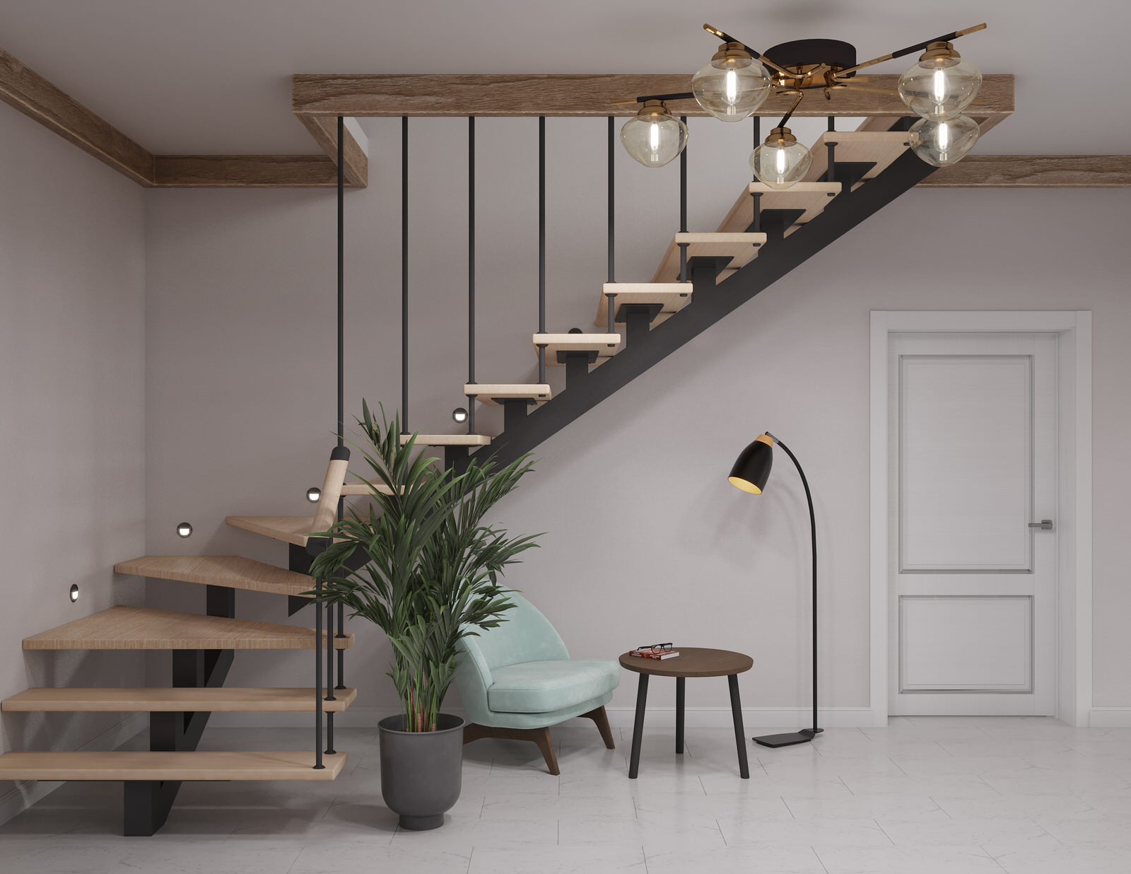 Кухня-гостиная в дачном доме