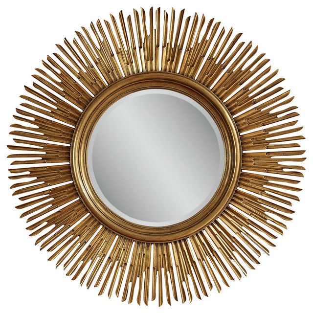 Bassett Mirror Soleil Wall Mirror - Gold