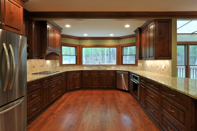 Five inch Oak Floors clasico-cocina