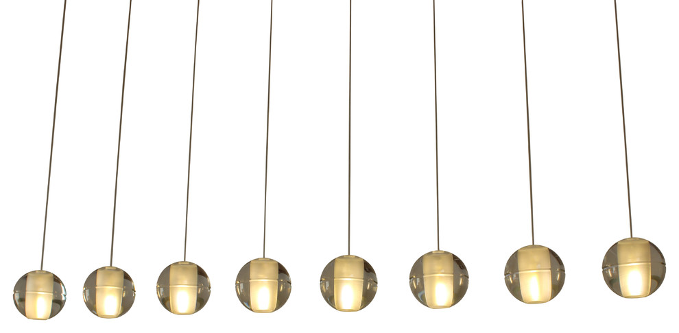 Orion 8 Light Rectangular Floating Glass Globe Led Chandelier - Orion 16 Light Glass Globe Rectangular Led Chandelier Orion 8 Light Rectangular Floating Glass Globe Led Chandelier - Orion 16 Light Glass Globe Rectangular Led Chandelier