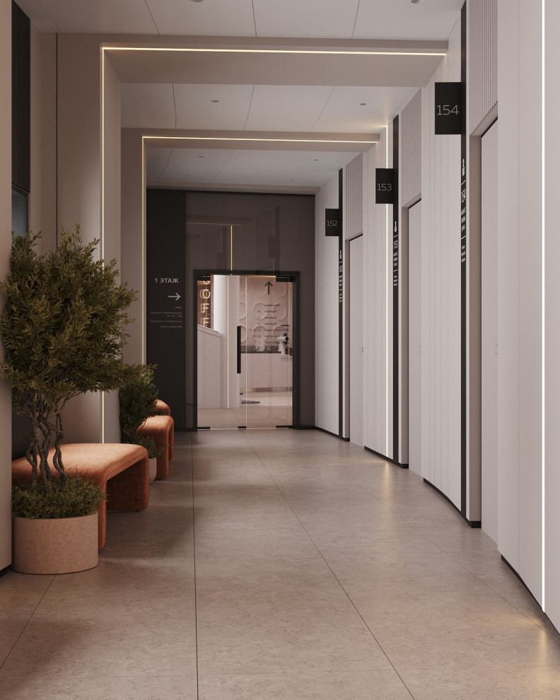 Медицинский центр "Аэрофлот". Коридор