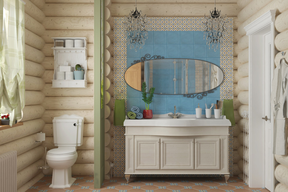 Уютный интерьер загородного дома в стиле Прованс.