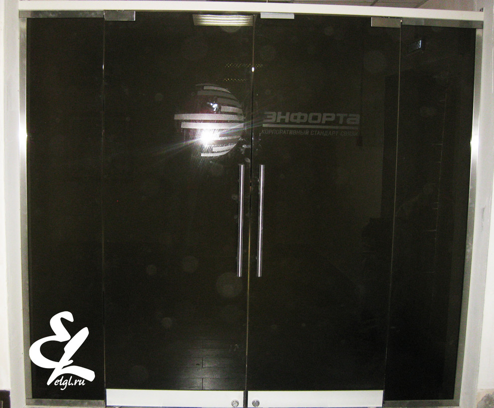 Двери из стекла