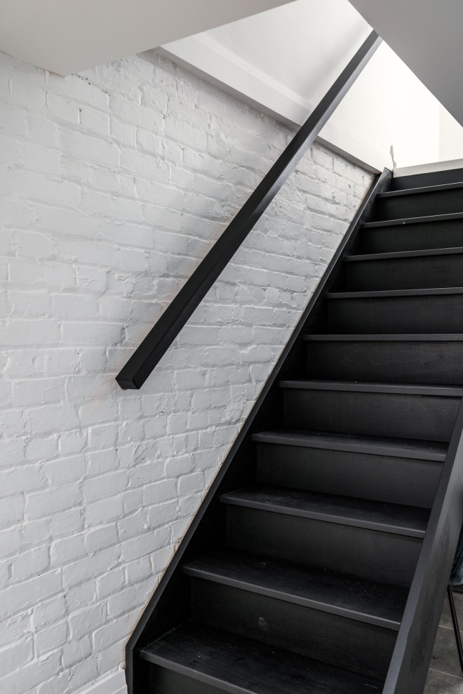 Eklektische Treppe in Toronto
